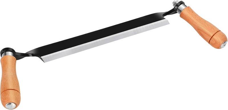Beendou 10'' Draw Knife,Draw knife Debarking Tool,Curved Draw Knife,Draw Shave Tool Debarking Hand Tool,Ergonomic Handle,Simple and Effortless to Use,Bark Stripper Handsaws Tool - Image 1